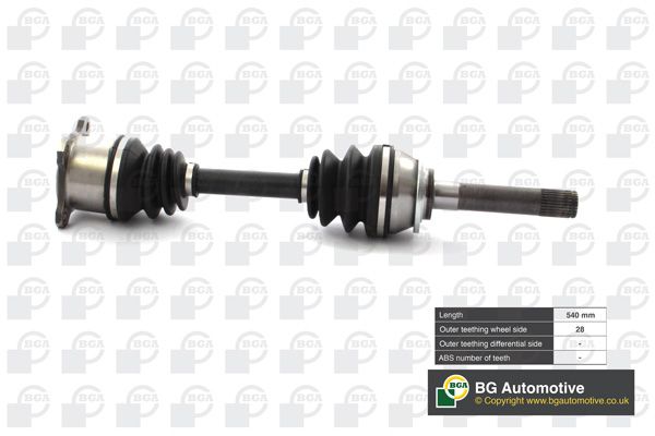 Приводной вал BGA DS6100R
