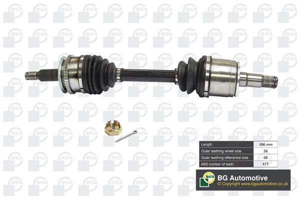 Приводной вал BGA DS6101L