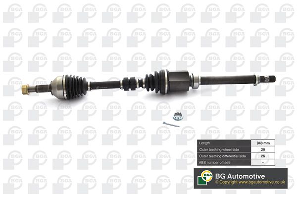 Приводной вал BGA DS6315R