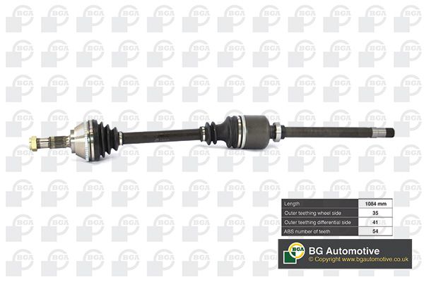 Приводной вал BGA DS6709RA