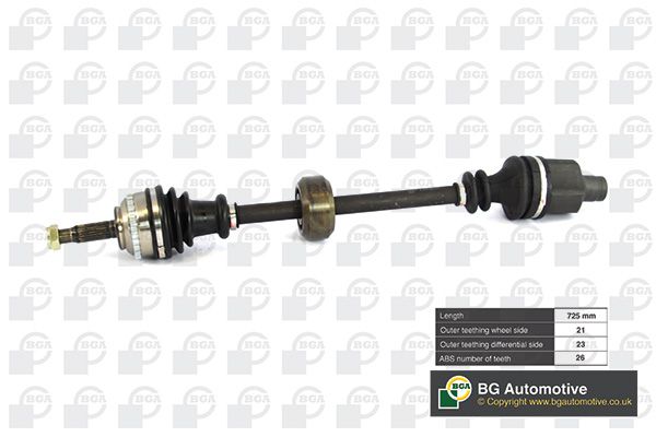 Приводной вал BGA DS7301RA