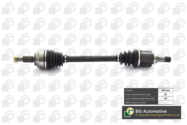Приводной вал BGA DS7354L