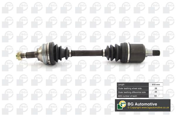 Приводной вал BGA DS7503A