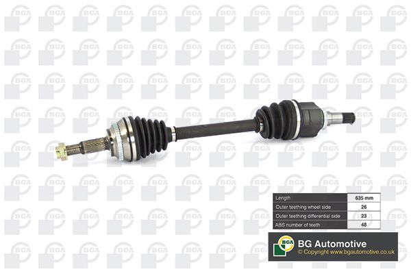 Приводной вал BGA DS7610L