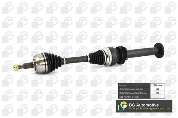 Приводной вал BGA DS9640R