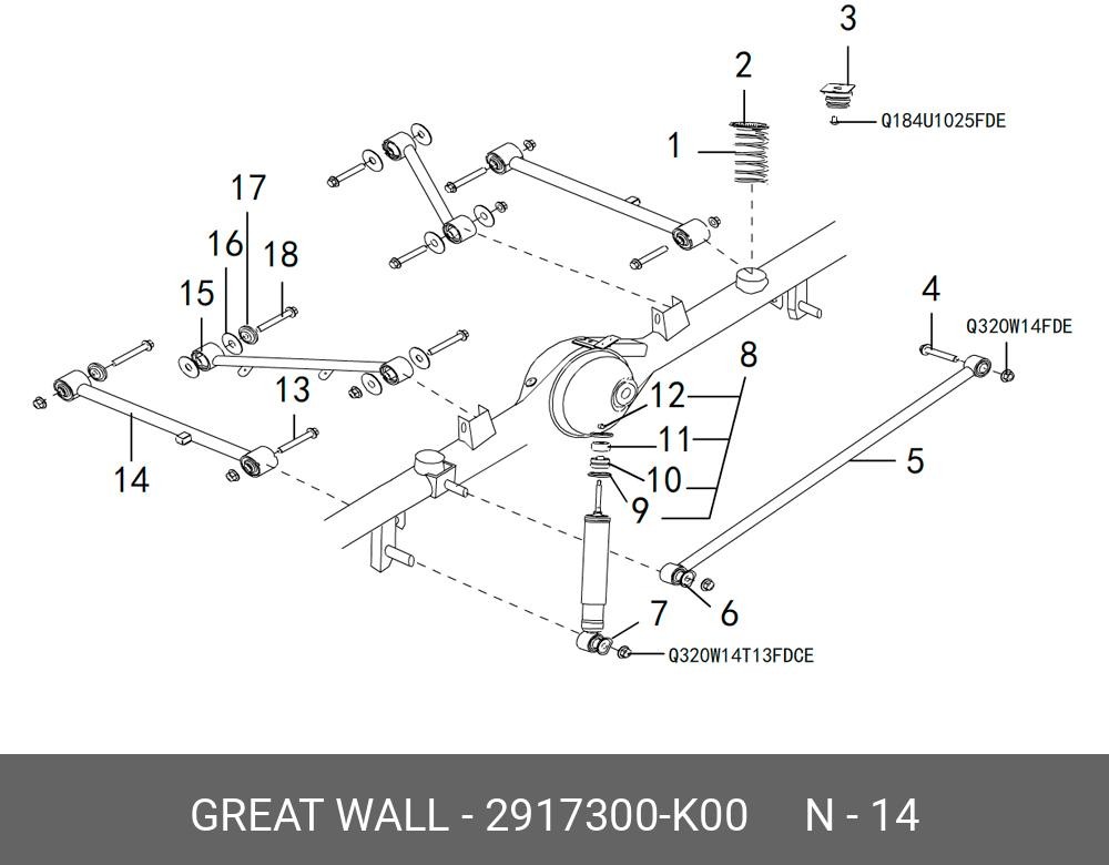 Запчасть HAVAL 2917300K00