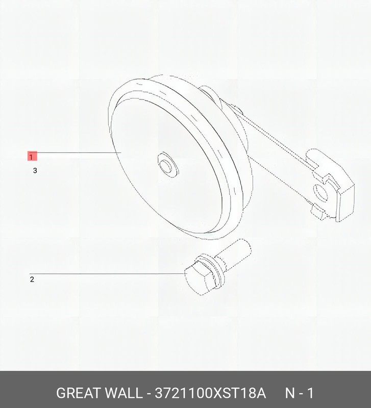 Запчасть HAVAL 3721100XST18A
