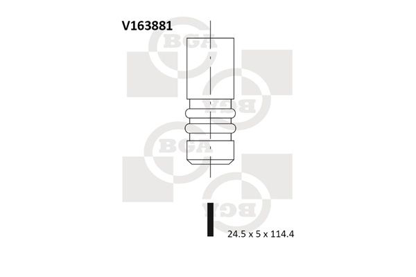 Выпускной клапан BGA V163881