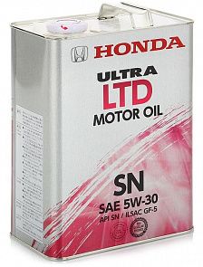 HONDA Ultra LTD 5W-30 SN/GF-5 4 л. HONDA 0821899974