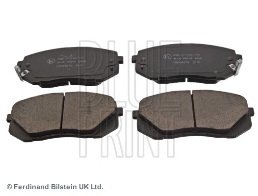 Комплект тормозных колодок, дисковый тормоз BLUE LINE ADG04278