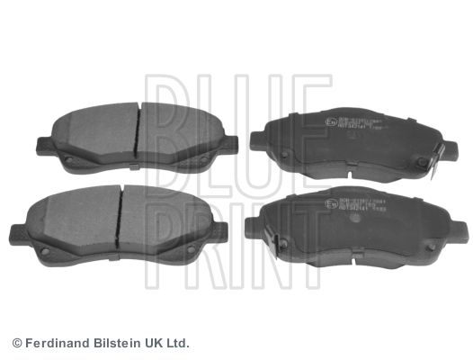 Комплект тормозных колодок, дисковый тормоз BLUE LINE ADT342141