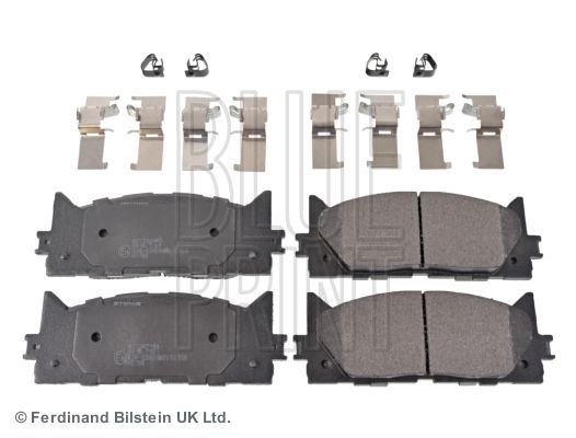 Комплект тормозных колодок, дисковый тормоз BLUE LINE ADT342189