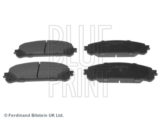 Комплект тормозных колодок, дисковый тормоз BLUE LINE ADT342190