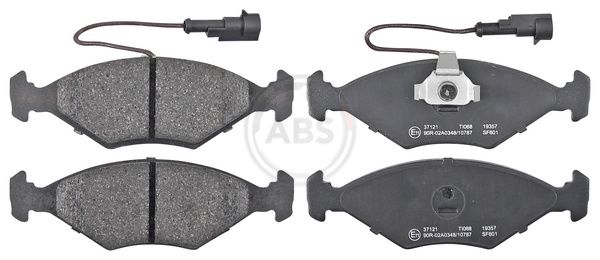 Комплект тормозных колодок, дисковый тормоз ABS 37121