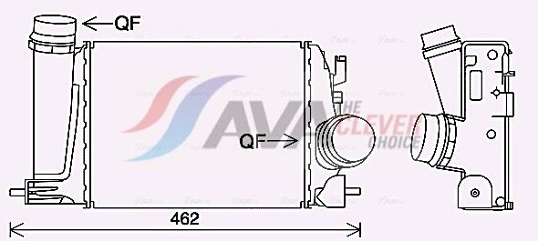 Интеркулер AVA DN4451