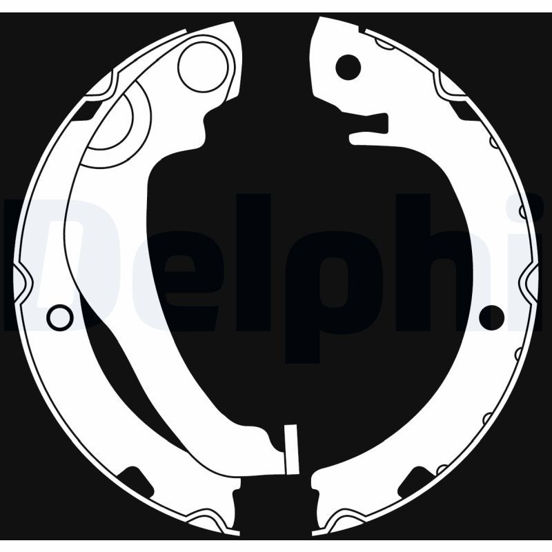 Комплект тормозных колодок DELPHI LS2020