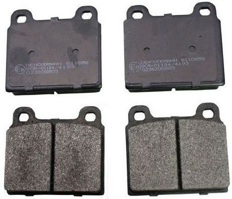 Комплект тормозных колодок, дисковый тормоз DENCKERMAN B110850