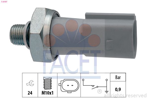 Датчик давления масла FACET 70197