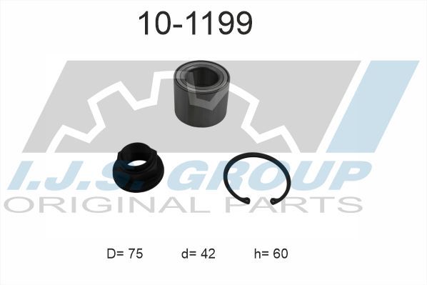 Комплект подшипника ступицы колеса IJS 101199