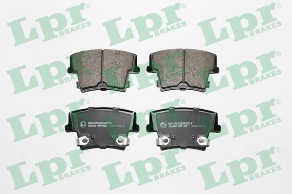 Комплект тормозных колодок, дисковый тормоз LPR 05P1400