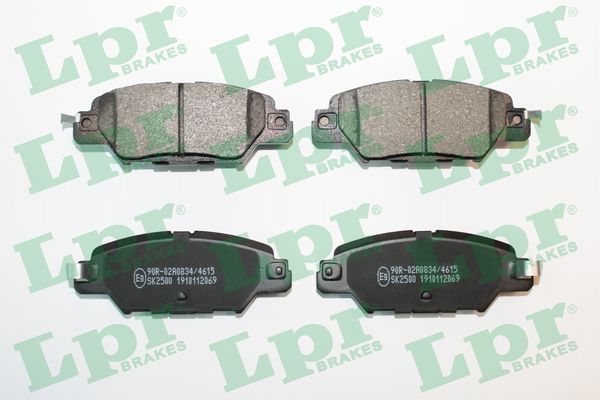 Комплект тормозных колодок, дисковый тормоз LPR 05P2069