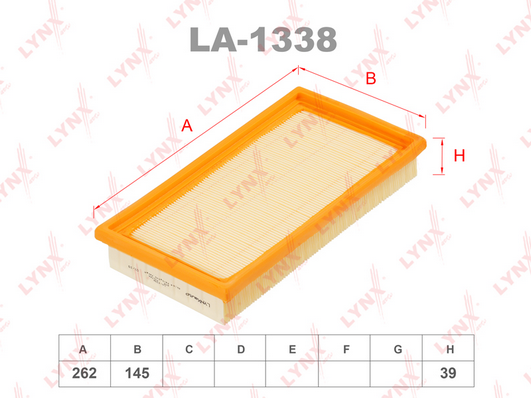 Воздушный фильтр LYNX LA1338