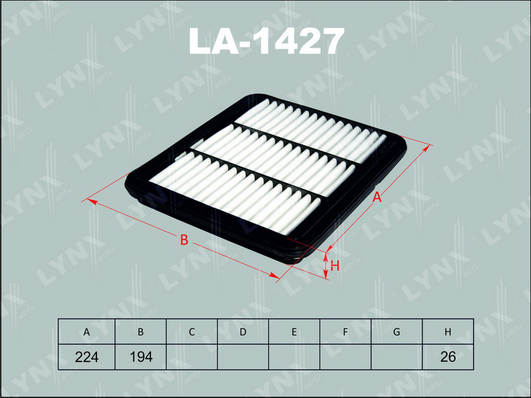 Воздушный фильтр LYNX LA1427