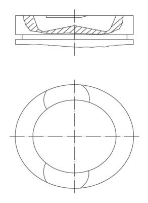 Поршень MAHLE 0614700