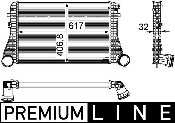 Интеркулер MAHLE CI161000P