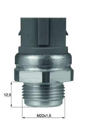 Термовыключатель, вентилятор радиатора MAHLE TSW48D