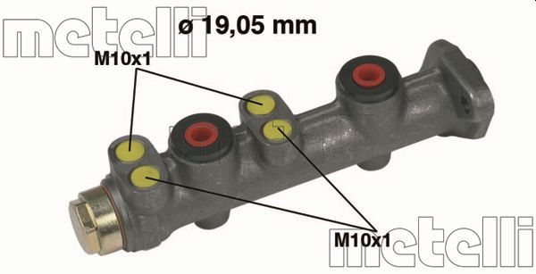 Главный тормозной цилиндр METELLI 050150