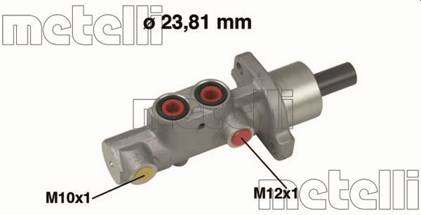 Главный тормозной цилиндр METELLI 050632
