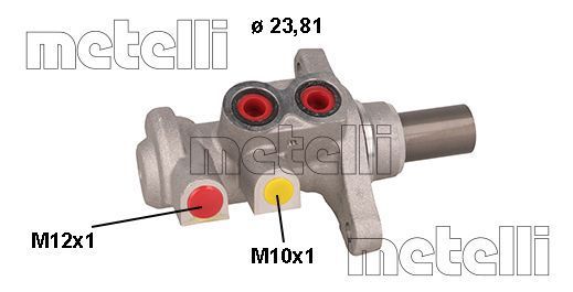 Главный тормозной цилиндр METELLI 050706