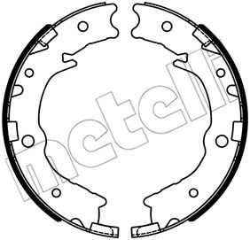 Комплект тормозных колодок, стояночная тормозная система METELLI 530728