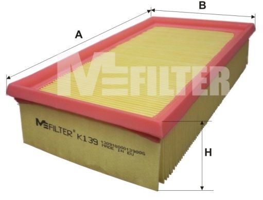 Воздушный фильтр MFILTER K139