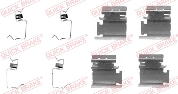 Комплектующие, колодки дискового тормоза QUICK BRAKE 1091218
