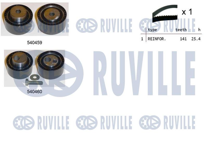Комплект ремня ГРМ RUVILLE 550019