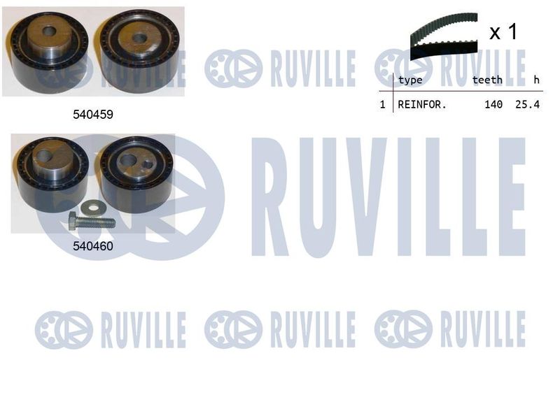 Комплект ремня ГРМ RUVILLE 550112