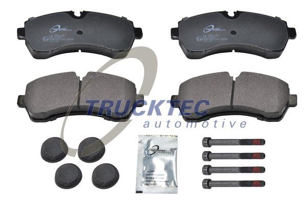 Комплект тормозных колодок, дисковый тормоз TRUCKTEC AUTOMOTIVE 0235201