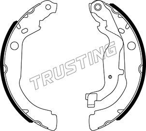Комплект тормозных колодок TRUSTING 088244