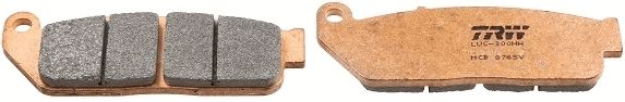 Комплект тормозных колодок, дисковый тормоз TRW MCB876SV