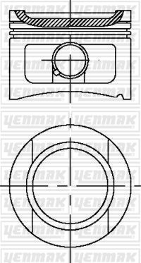 Поршень YENMAK 3103294000