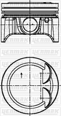 Поршень YENMAK 3104127000