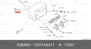 Запчасть SUBARU 13201AA411