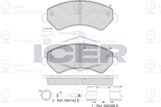 Запчасть ICER 141836201