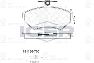Запчасть ICER 181156700