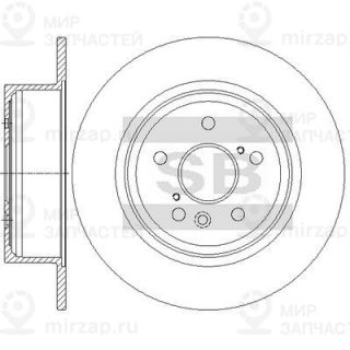 Тормозной диск SANGSIN SD4910