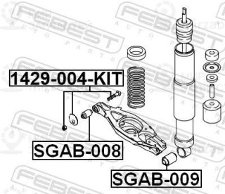Запчасть FEBEST SGAB008
