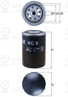 Фильтр топливный MAHLE KC8