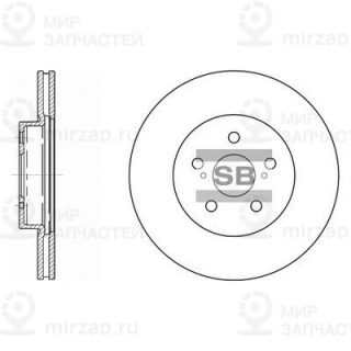 Тормозной диск SANGSIN SD4001